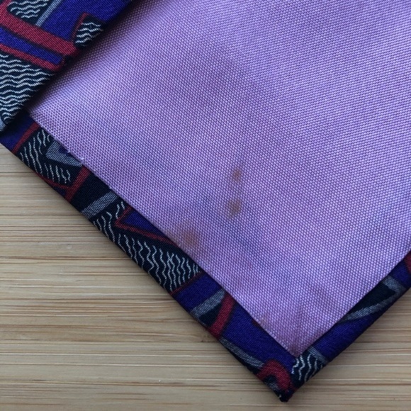 Nadia Roden RARE Silk Tie! Vibrant Purple/Red/Grey - Picture 3 of 7